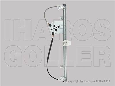 Opel Combo D 2011-2018 - Ablakemelő motor nélkül, jobb első