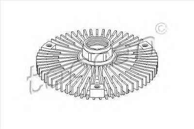 TOPRAN 401 185 - hűtőventillátor viszkokuplung MERCEDES-BENZ