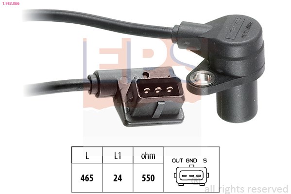 EPS 1.953.056 - főtengely jeladó BMW 1. kép