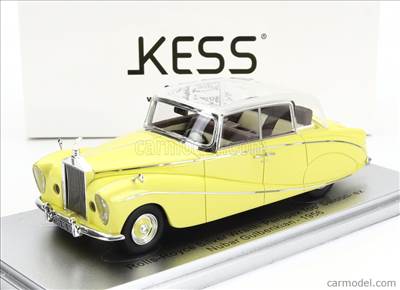 ROLLS ROYCE SILVER WRAITH PERSPEX TOP SALOON 1956 - COLOUR MADE IN 1968 YELLOW