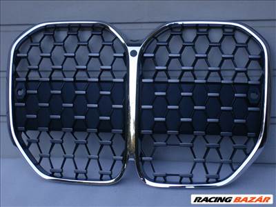 BMW 4-es G22 G23 Új Gyári Hűtődíszrács ACC+Radar 51117451753 2021-től
