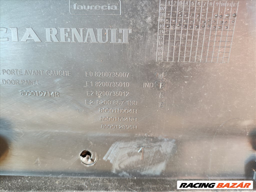 Dacia Sandero I bal első ajtókárpit  8200735010 4. kép