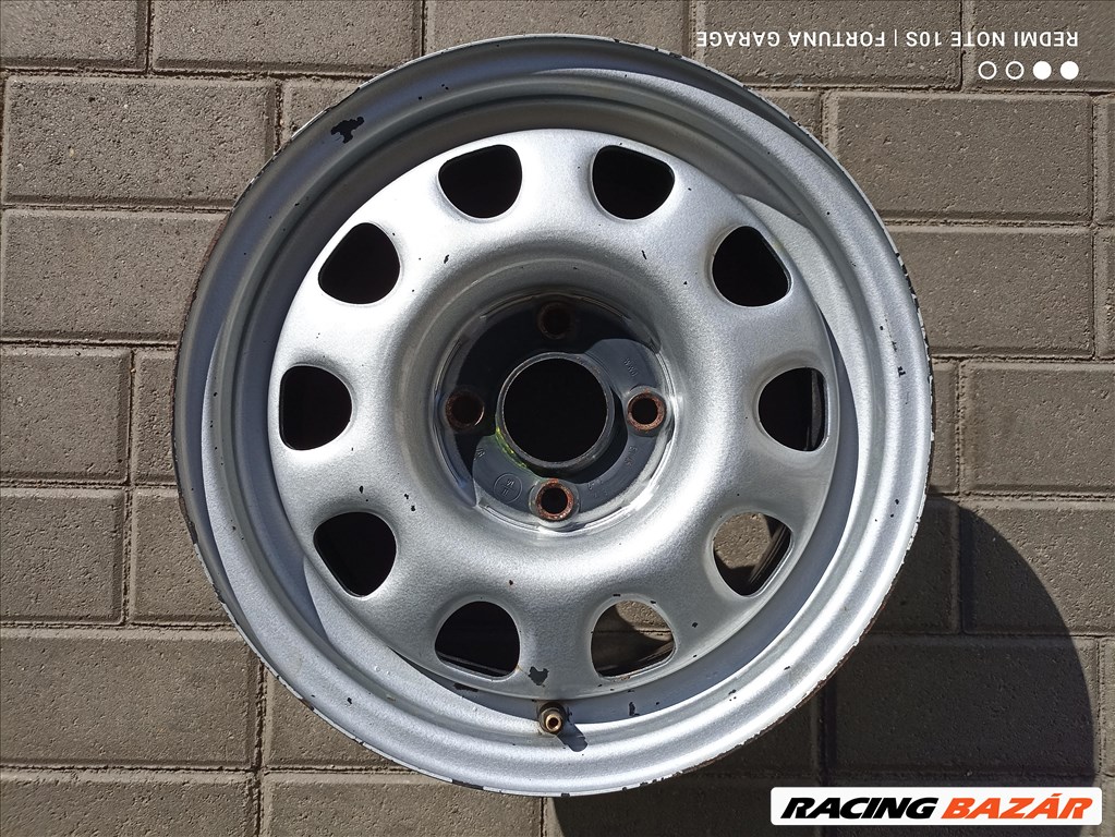 4x100 14" VW Golf III használt lemezfelni garnitúra (007) 5. kép