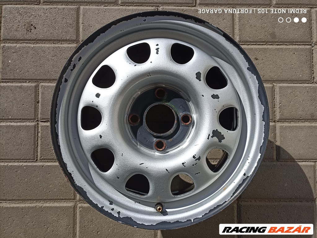 4x100 14" VW Golf III használt lemezfelni garnitúra (007) 6. kép