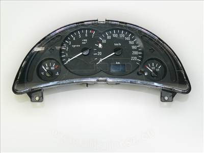 Opel Combo C 2001-2011 - műszeregység, 230km/h-7000rpm, kézi váltóhoz, (z)10,12,14,18(xe), jelölés: FL