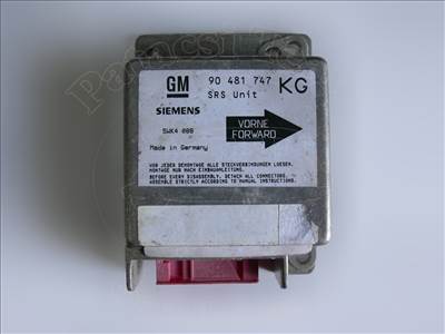 Opel Corsa B 1992-2000 - vezérlőegység, légzsák, jelölés: KG