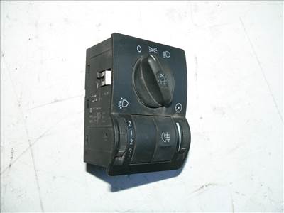 Opel Combo C 2001-2011 - kapcsoló, külső/belső világítás, fekete, kivéve ködlámpa, jelölés: PE