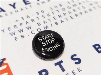 BMW E81 E82 E87 E88 E90 E91 E60 E84 E87 E70 E71 X1 X5 X6 Z4 indító start stop gomb indítógomb fekete