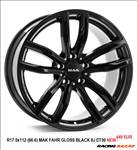 R17 5x112 (66.6) MAK FAHR GLOSS BLACK 8J ET30 új felnik, alufelnik 17"