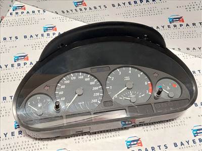 BMW e46 316 318 benzin szürke hátlapos coupe óracsoport km óra - kis hibával