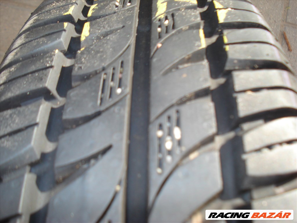  4x100 lyukosztású 13" használt lemezfelni, rajta 165/70 használt Semperit nyári gumi gumi  13. kép