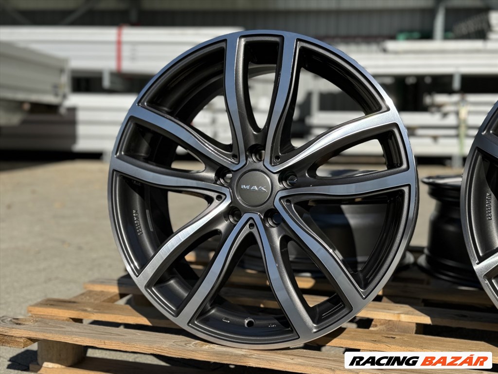 R18 5x112 (66,6) MAK FAHR GUN MET-MIRROR FACE 8J ET57 BMW F40 F44 F45 F46  3. kép