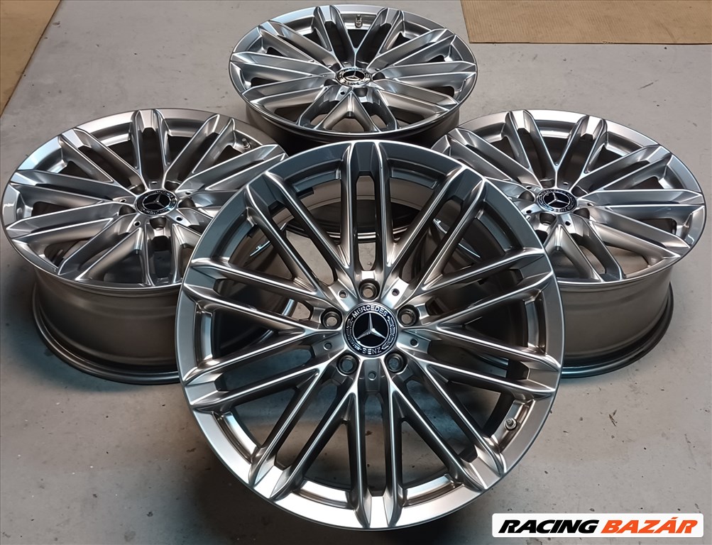 Új/demo Mercedes W223 kétszéles alufelnik 5x112 8,5-10x19 4db 2. kép