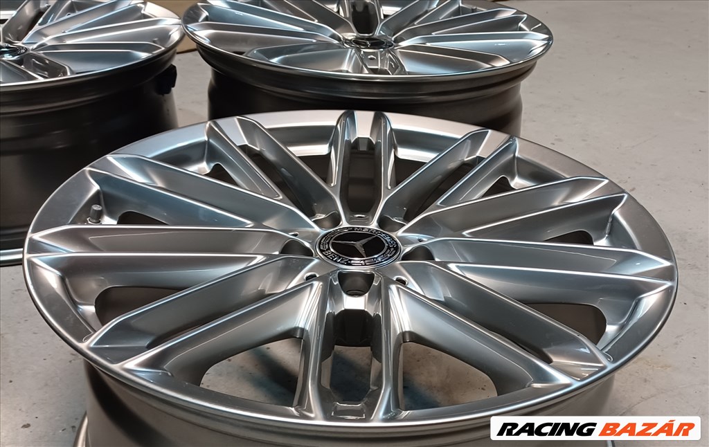 Új/demo Mercedes W223 kétszéles alufelnik 5x112 8,5-10x19 4db 3. kép