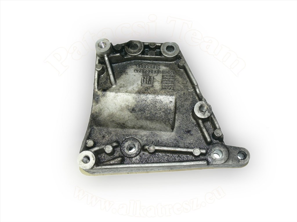 Opel Corsa E 2014-2019 - tartó, klímakompresszor a forgattyúsházhoz, (a/b/z)13(dtc/dte/dth/dtj/dtr), jeölés: CB 1. kép