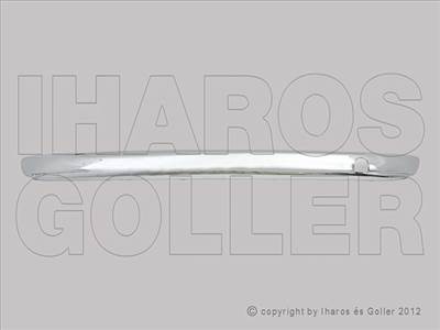 Fiat 500 2007-2016 - Hátsó lökhárító díszléc garn. króm/fekete (2 db)