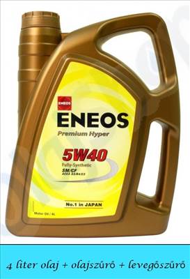 Suzuki Splash Diesel 5W40 Eneos Premium Hyper olajcsere szett