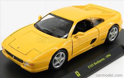 FERRARI F355 BERLINETTA 1994 - CON VETRINA - WITH SHOWCASE YELLOW