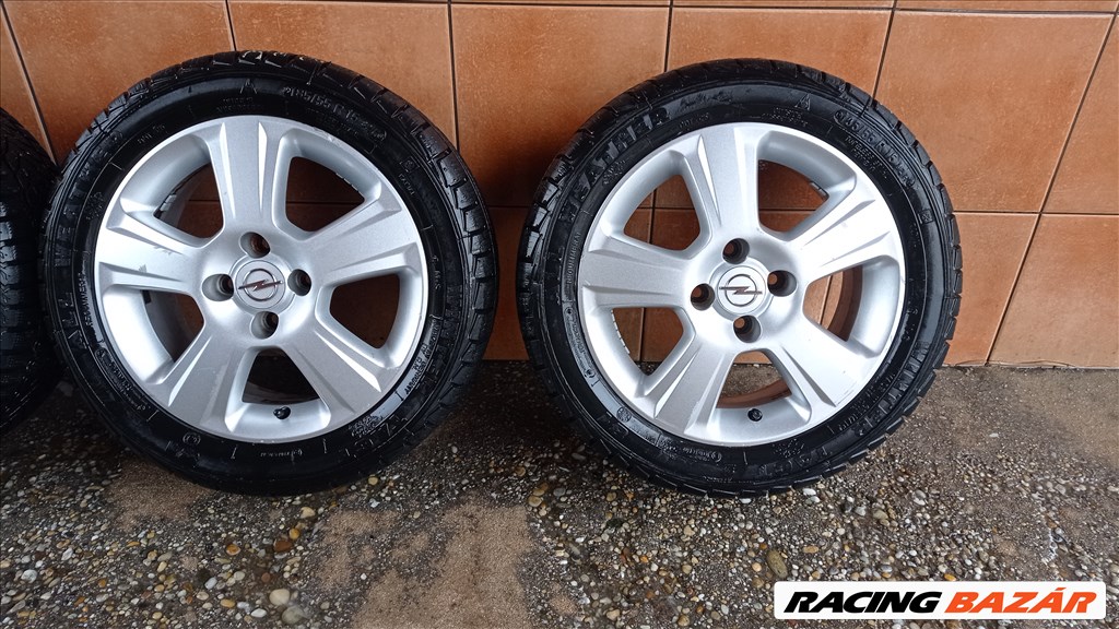 OPEL CORSA C 15" ALUFELNI 4X100 TÉLI 185/55R15 GUMIVAL OLCSÒN!! 3. kép