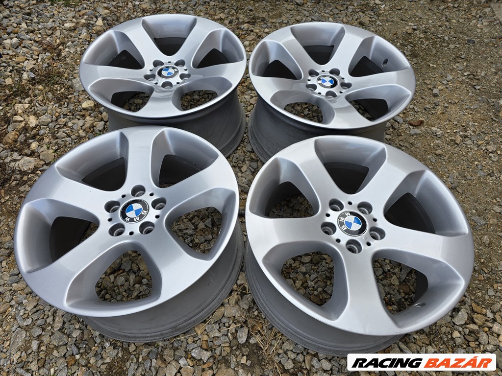 Kétszéles: Első:9x 19",  ET48; Hátsó:10x19 ,ET45  újszerű gyári BMW alufelni 2. kép