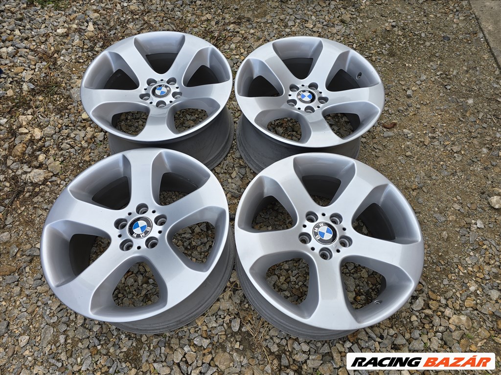 Kétszéles: Első:9x 19",  ET48; Hátsó:10x19 ,ET45  újszerű gyári BMW alufelni 4. kép
