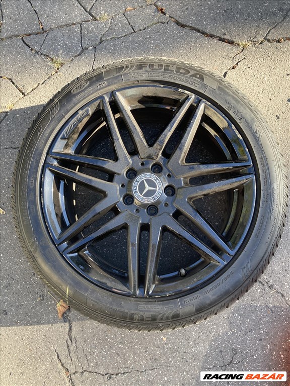 Mercedes AMG 7-Doppelspeichen 8J x 19 fekete gyári alufelni eladó! 2. kép