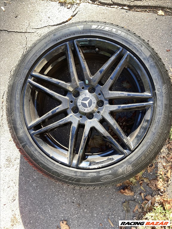Mercedes AMG 7-Doppelspeichen 8J x 19 fekete gyári alufelni eladó! 3. kép