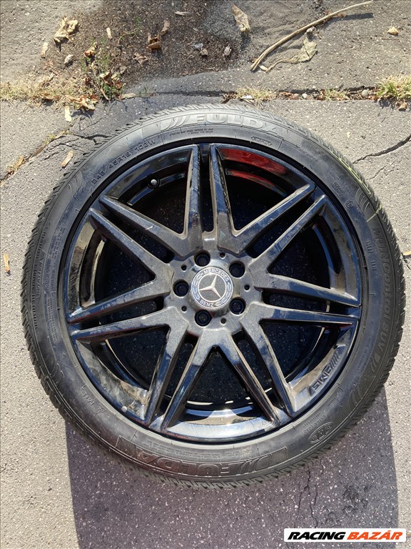 Mercedes AMG 7-Doppelspeichen 8J x 19 fekete gyári alufelni eladó! 4. kép