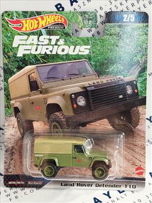 Hot Wheels Premium - Fast and Furious - Halálos iramban 2/5 - Land Rover Defender 110 - Hot Wheels - 1:64