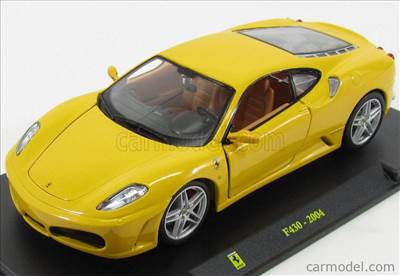 FERRARI F430 2004 - CON VETRINA - WITH SHOWCASE YELLOW