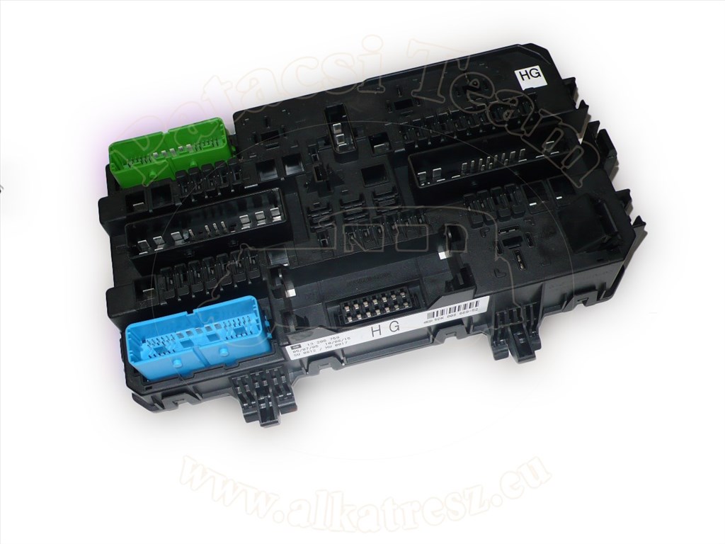 Opel Astra H 2003-2012 - biztosíték tábla, hátsó, 05-06, jelölés: HG 1. kép