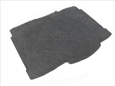 Opel Corsa D 2006-2014 - szőnyeg, hátsó raktér padló, faszénszín metál, kivéve van/flexfix/rakodódoboz/pótkerék/osztott ülés