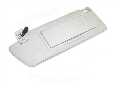 Opel Zafira B/2 2007-2011 - napellenző, bal oldali, megvilágított tükörrel, szürke