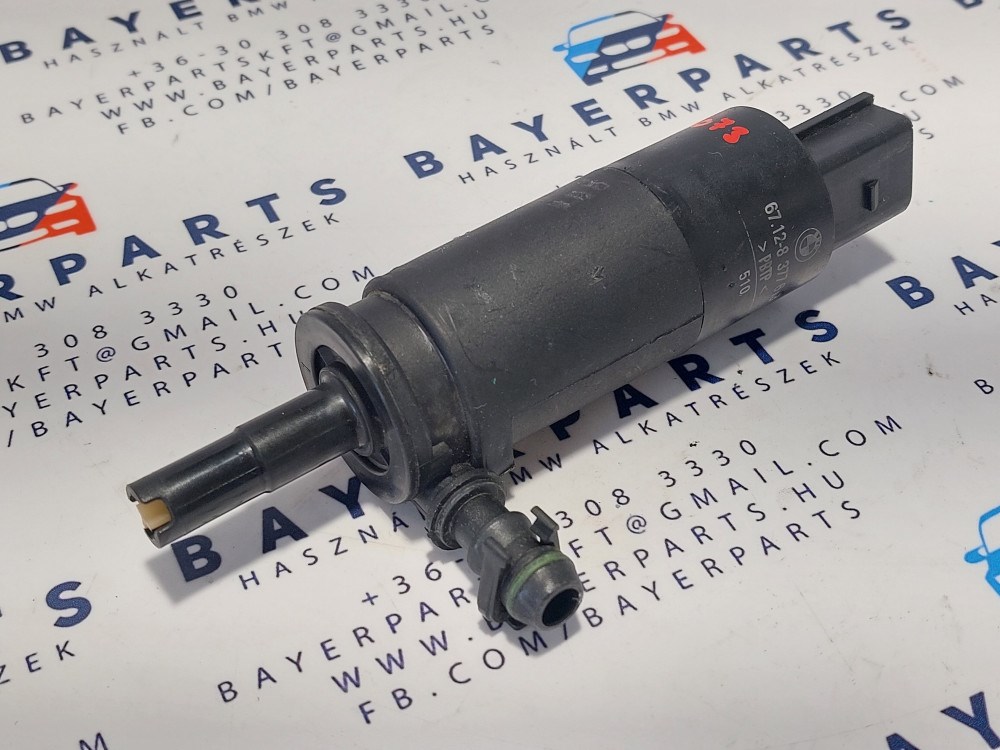 BMW E87 E36 E46 E90 E39 E60 E38 E65 X1 X3 X5 gyári fényszórómosó lámpamosó szivattyú motor 1. kép