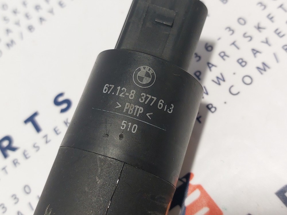 BMW E87 E36 E46 E90 E39 E60 E38 E65 X1 X3 X5 gyári fényszórómosó lámpamosó szivattyú motor 3. kép