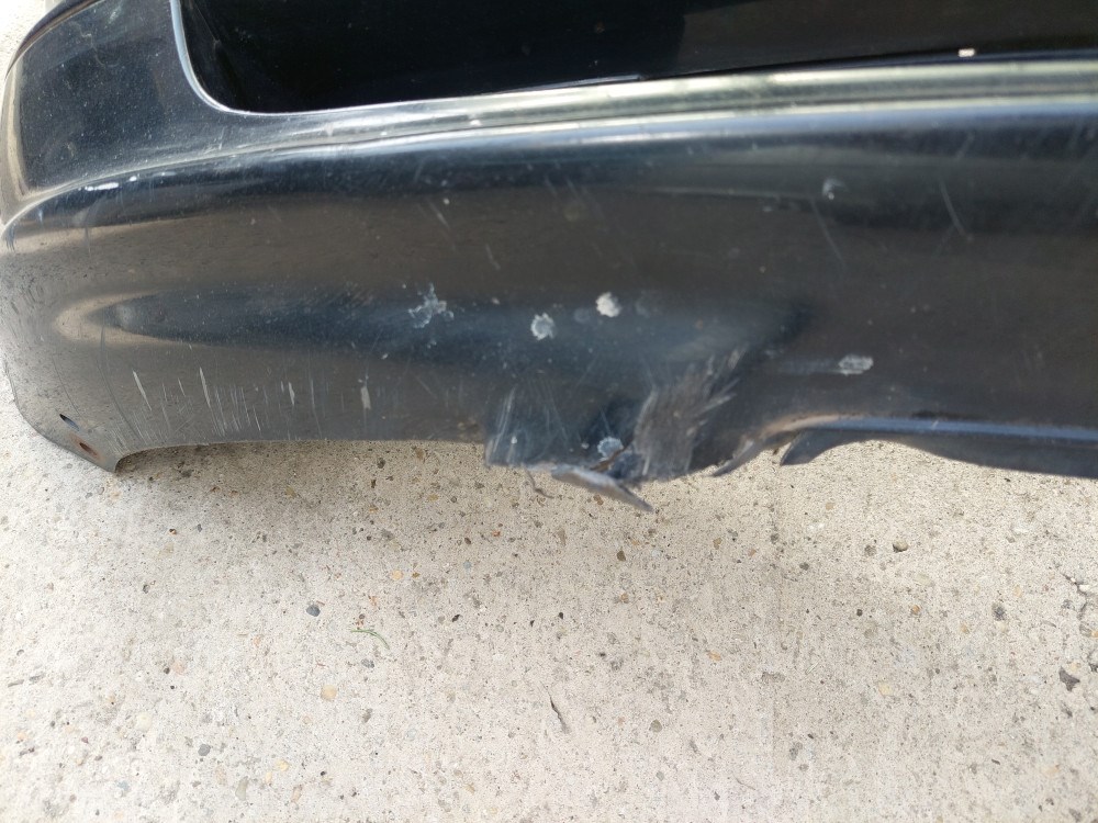 BMW E46 coupe cabrio fekete elsõ lökhárító lökös 4. kép