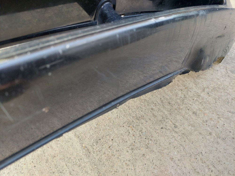 BMW E46 coupe cabrio fekete elsõ lökhárító lökös 6. kép