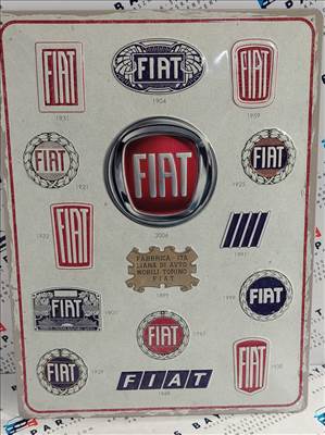 Fiat Logo - fémplakát fém tábla (30x40cm)