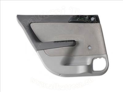 Opel Astra G 1997-2010 - kárpit, bal oldali hátsó ajtó, árnyékszürke, króm kilinccsel, kézi ablakemelőhöz, 4/5ajtós és van/caravan, 02-