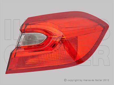 Ford Fiesta 2017-2021 - Hátsó lámpa üres jobb külső DEPO *