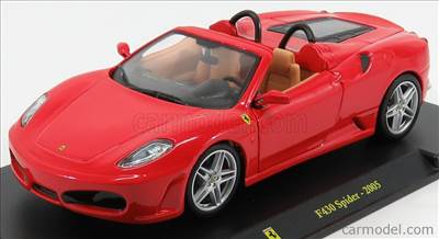 FERRARI F430 SPIDER 2005 - CON VETRINA - WITH SHOWCASE RED