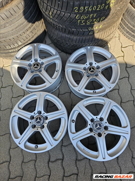  5x112 lyukosztású 6,5JJ 16" újszerű (gyári felni) alufelni 1. kép
