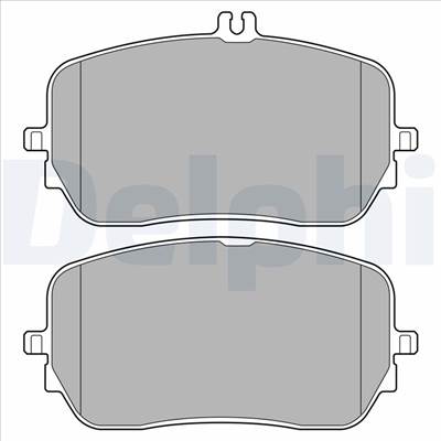 DELPHI LP3603 - fékbetétkészlet, tárcsafék MERCEDES-BENZ