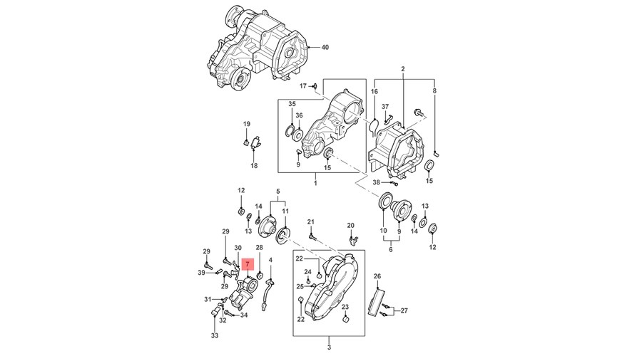 1529021 Ford Ranger Osztómű 4WD - Összkerék Kapcsoló - Actuator - Motor 2006-2011 6. kép