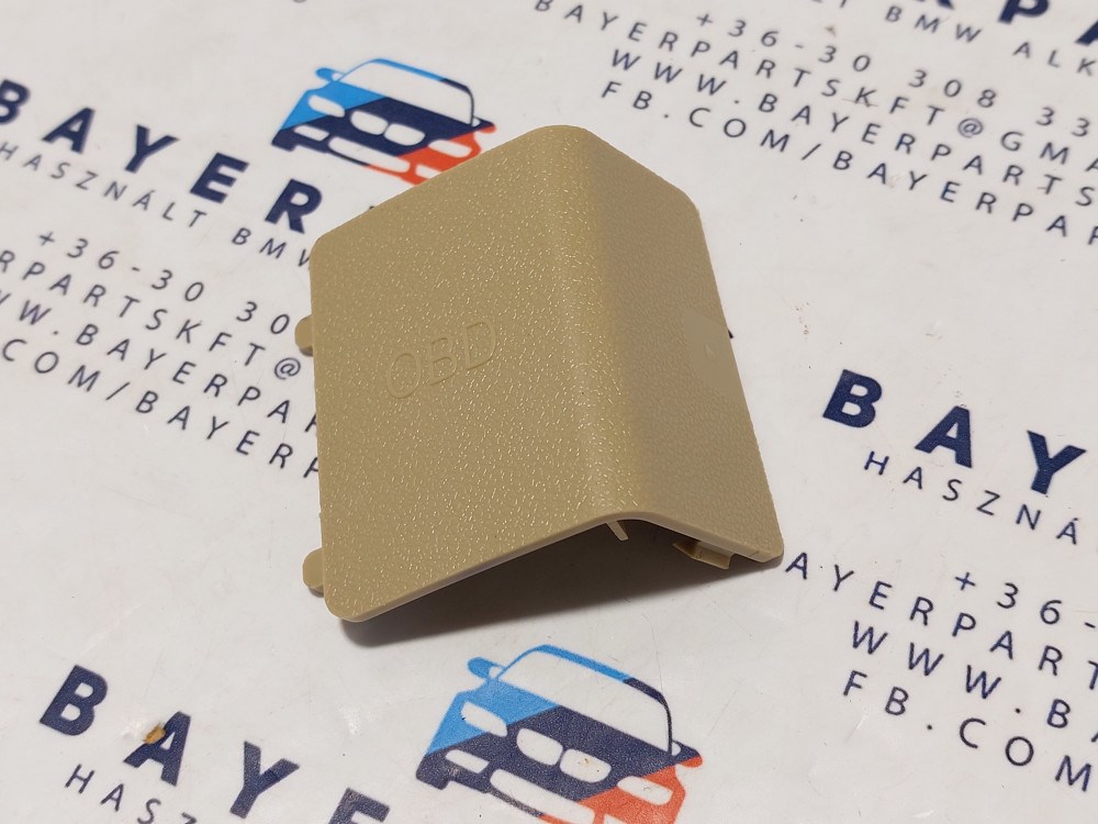 BMW E90 E91 E92 E93 bézs OBD takaró fedél 2. kép