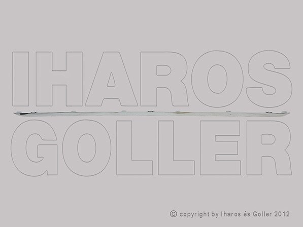 Renault Clio 2019-2023 - Hátsó lökhárító díszléc, króm 1. kép