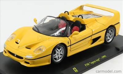 FERRARI F50 1995 - CON VETRINA - WITH SHOWCASE YELLOW