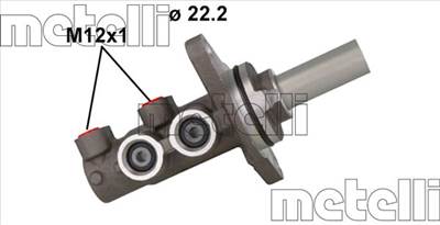 METELLI 05-1164 - főfékhenger MAZDA