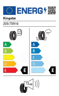 Kingstar W410 TL 205/75 R16C 110/108R kisteher téli gumi C 2. kép