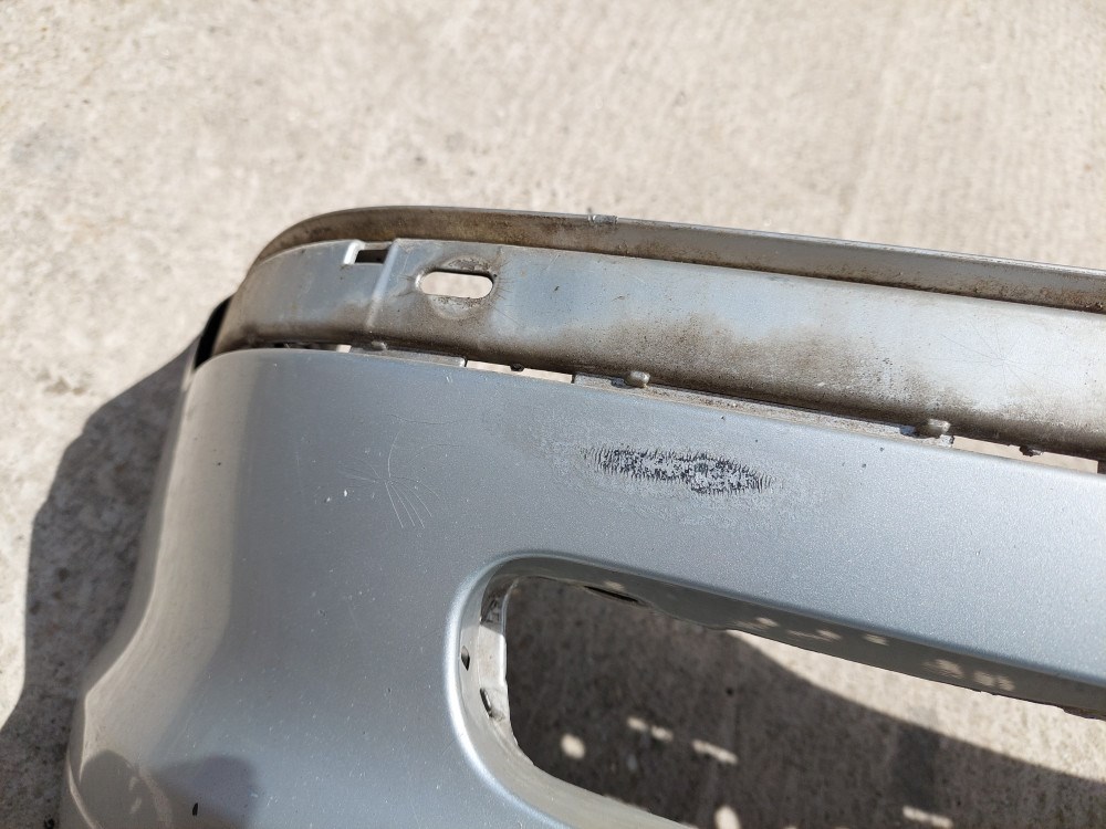 BMW E46 sedan touring ezüst titansilber titansilver elsõ lökhárító lökös ütközõ héj üresen 3. kép